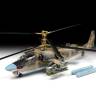 Склеиваемая пластиковая модель Разведывательно-боевой вертолет Ка-52 «Аллигатор». Масштаб 1:48