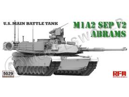 Склеиваемая пластиковая модель Американский основной боевой танк M1A2 SEP V2 Abrams. Масштаб 1:35