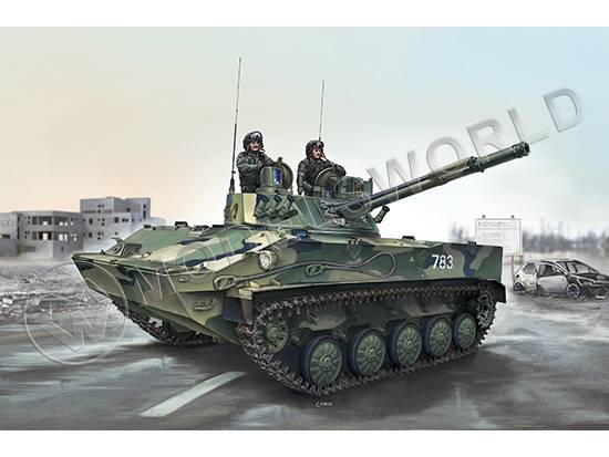 Склеиваемая пластиковая модель Боевая машина пехоты БМД-4. Масштаб 1:35 - фото 1