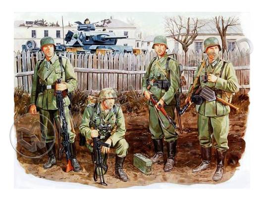 Фигуры Немецкие солдаты под Сталинградом, осень 1942 г. Масштаб 1:35